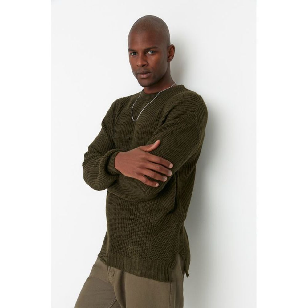 NWT Trendyol Men Oversize Crew neck Knitwear Sweater